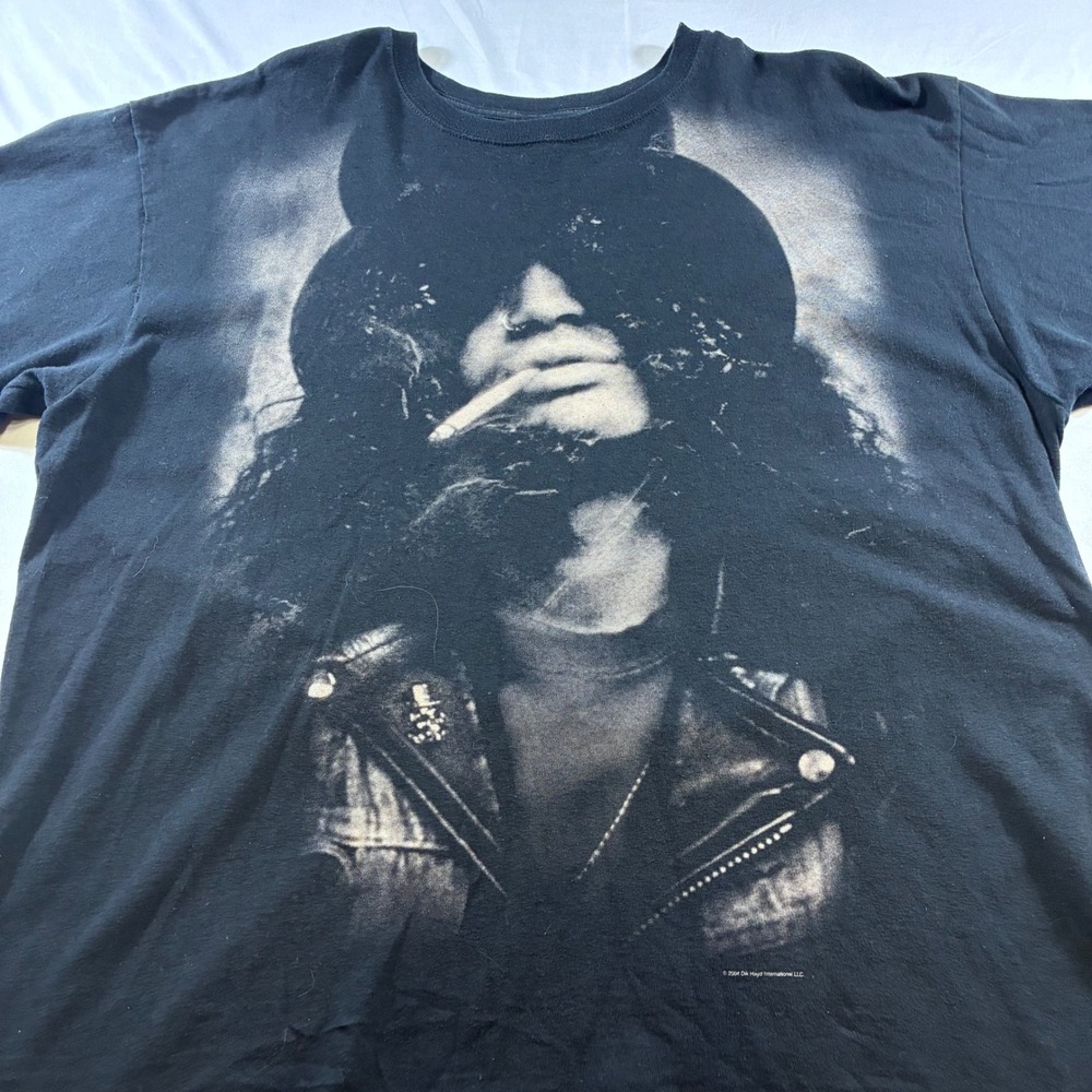 VTG 2004 Liquid Blue Slash Guns N Roses Graphic T-Shirt XXL Black Rock Tee - Picture 2 of 8
